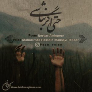 دکلمه محمدحسین موسوی تبار – حتی اگر نباشی